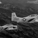 A pair of South Vietnamese Air Force T-28C Trojans over the Vietnamese coastline in 1962. (US Air Force)